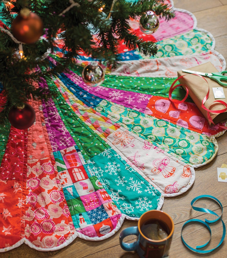 PDF Pattern for Giant Dresden Christmas Tree Skirt Etsy
