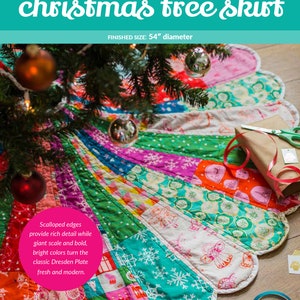 PDF Pattern for Giant Dresden Christmas Tree Skirt image 3