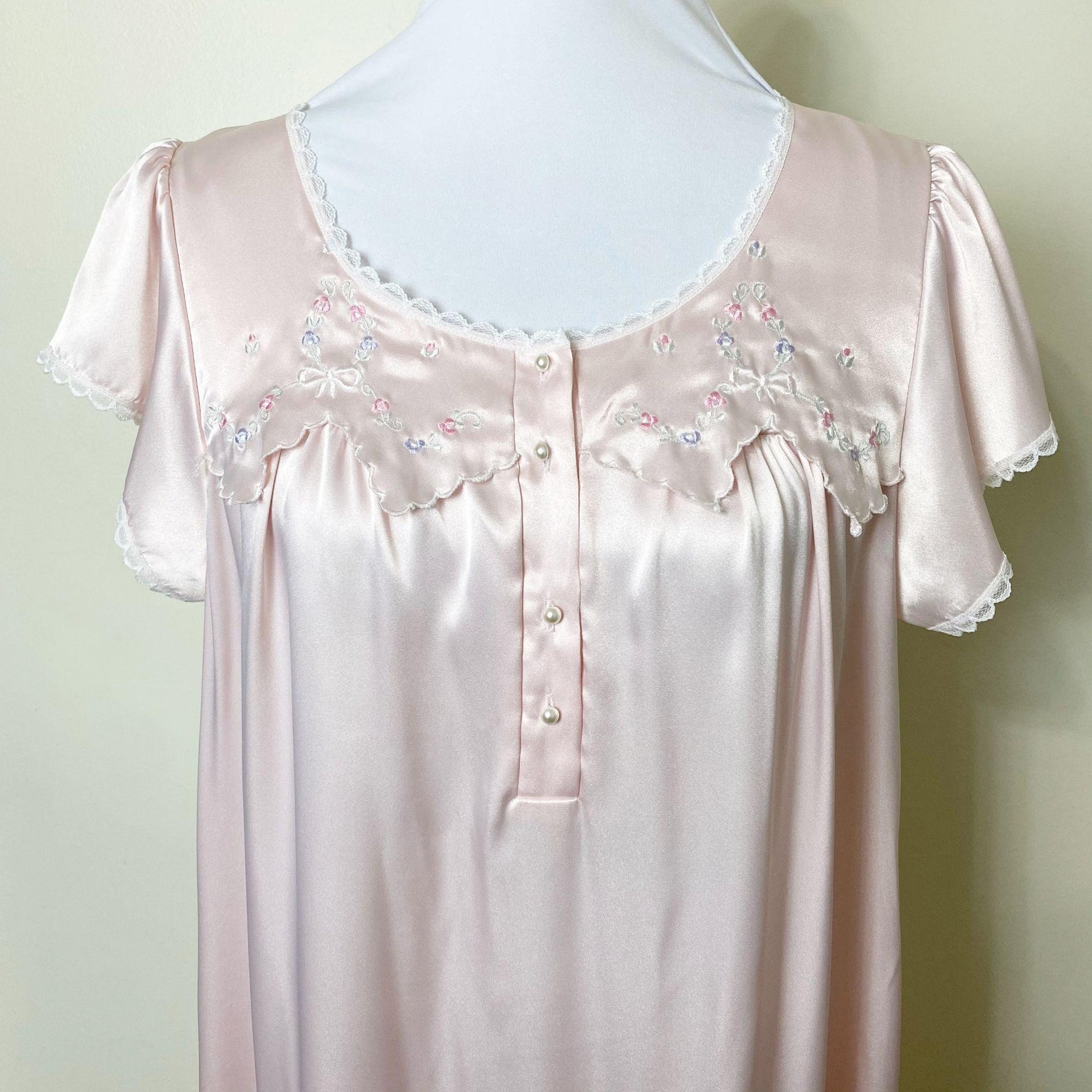 Vintage Barbizon Pink Nightgown | Etsy
