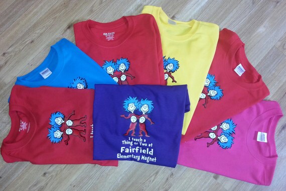 thing 1 and thing 2 teacher shirts