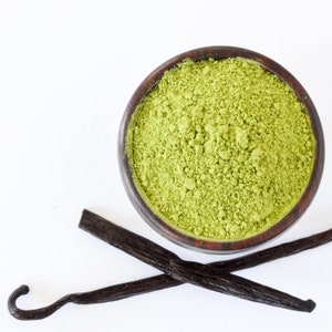 Organic Vanilla Matcha|Japanese Green Tea| Matcha Latte| Culinary Matcha| Tea Ceremony|Green Loose leaf Tea|Stone ground