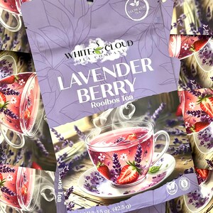 Lavender Berry Rooibos Tea: Caffeine-Free Herbal Blend