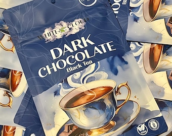 Dark Chocolate Black Loose Leaf Tea-Breakfast Tea-Morning Tea