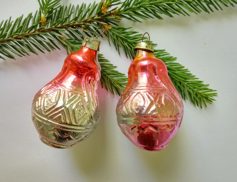 Antique Jug Glass Christmas Ornament Old Pitcher Vintage Etsy