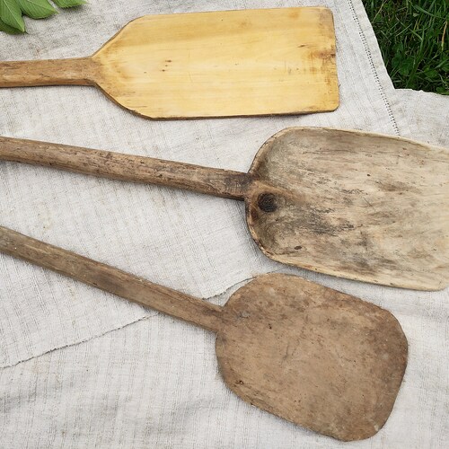 Primitive Antique Oven Shovel Wooden Shovel for Bread Country Etsy