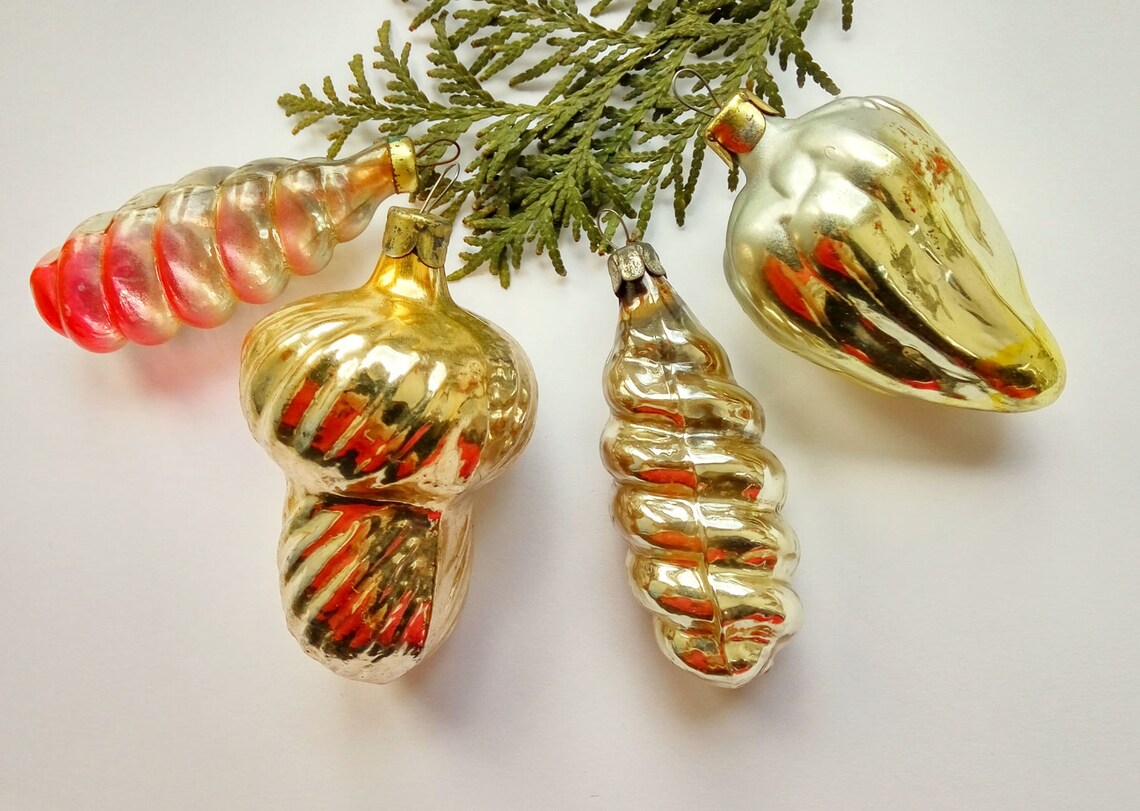 1960's Vintage Christmas Ornaments 