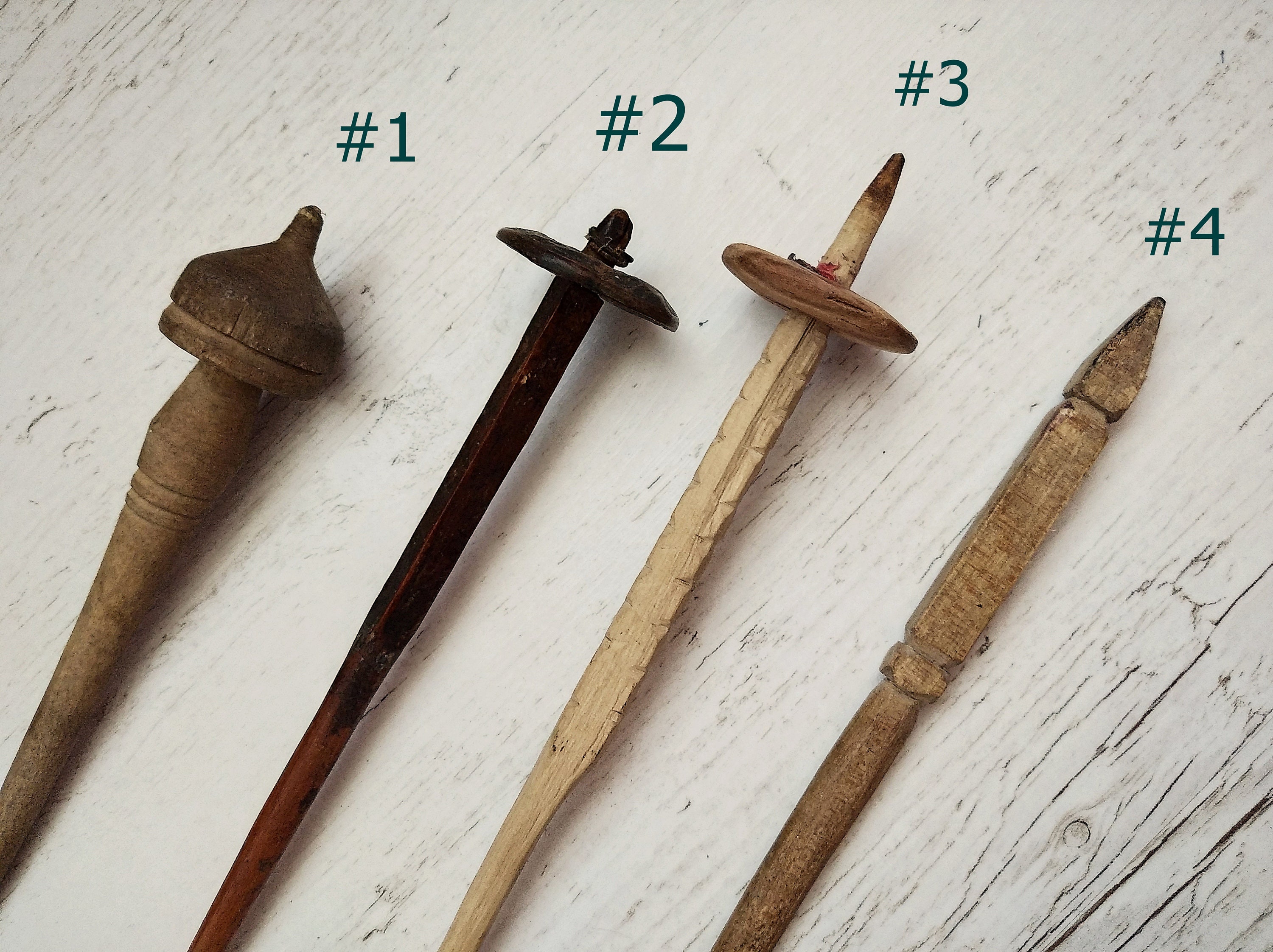 Antique drop spindle Antique top whorl drop spindle Rustic Etsy