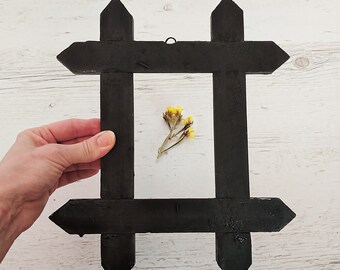 Antique Wood Frame Primitive Photo Frames Rustic Hand Carved | Etsy