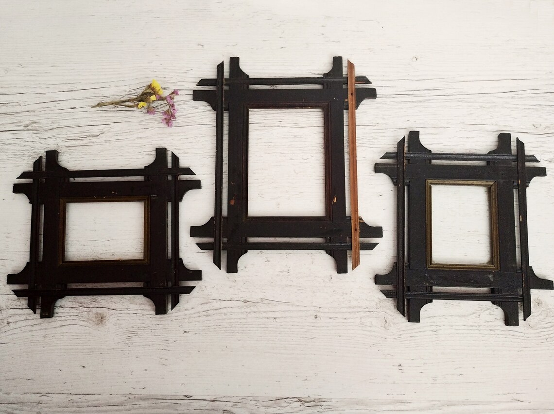 Antique Wooden Frames Old Wood Frames Antique Picture Frame Etsy