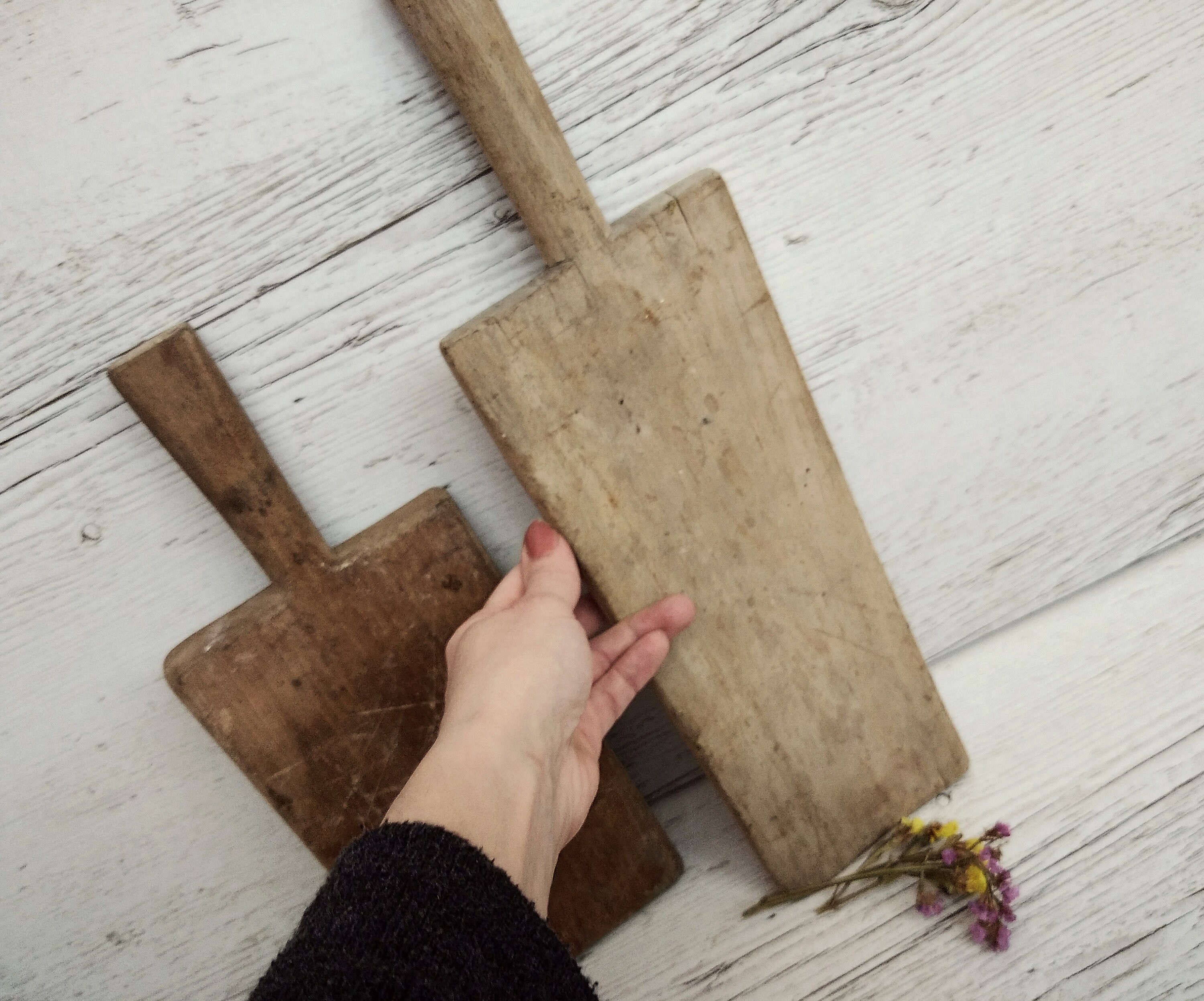 Cutting board of wood Primitive antique kitchen decor Country Etsy