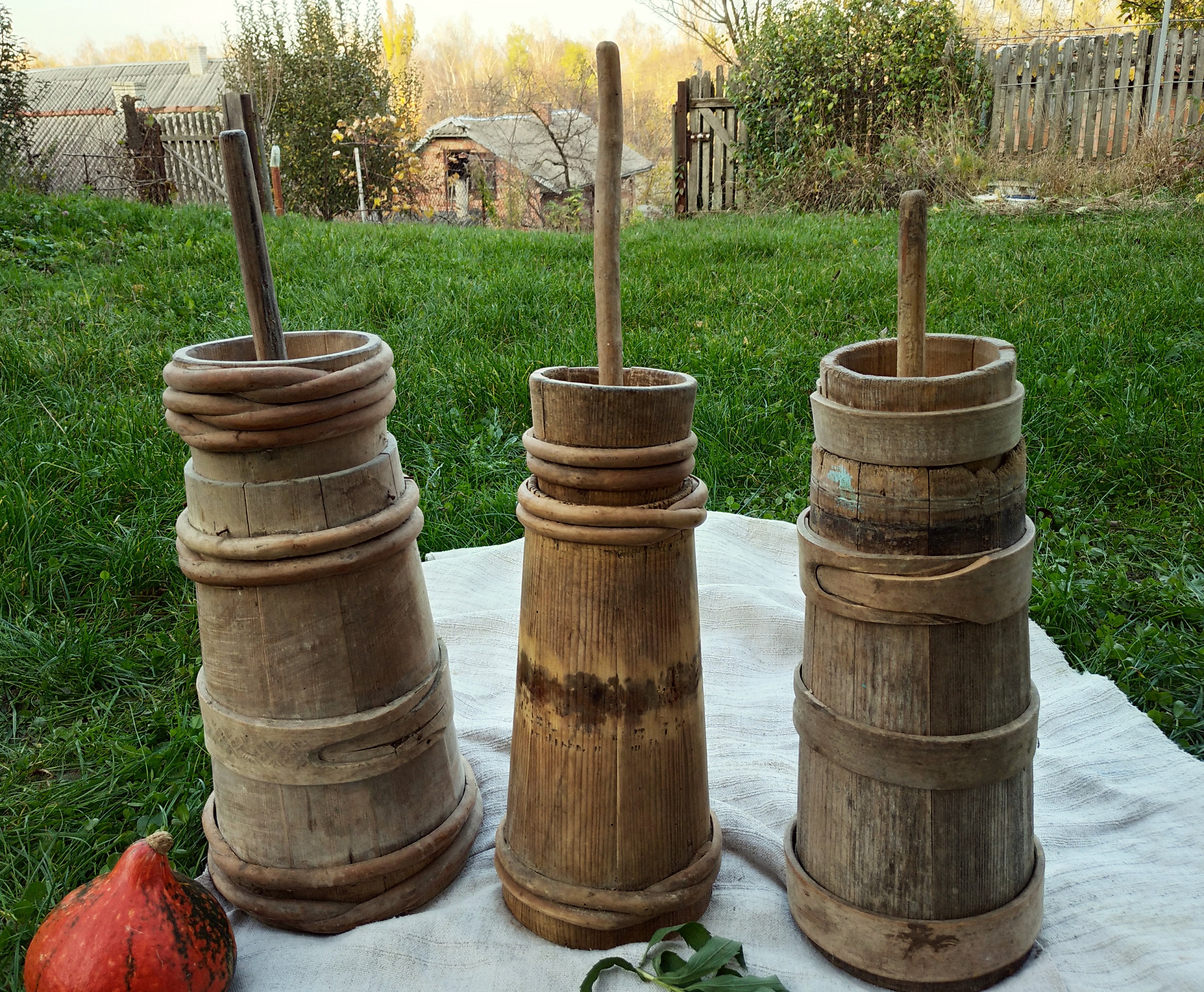 Wooden Butter Churn for sale Only 3 left at 60