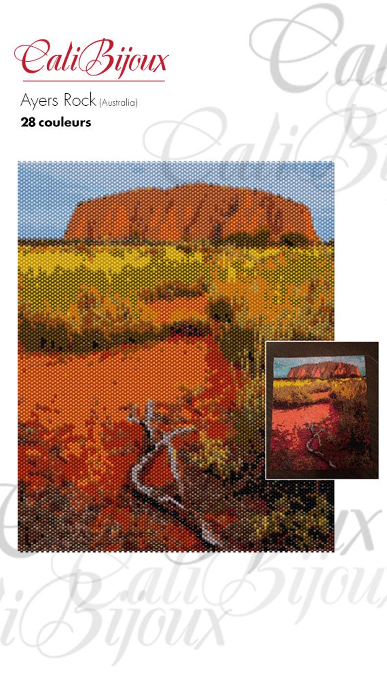 Ayers Rock - BEADING PATTERN - Etsy