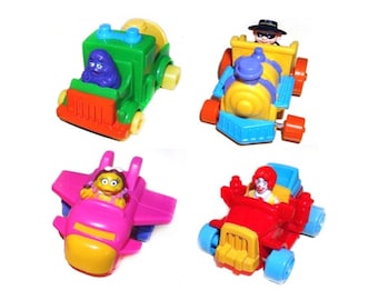 Vintage Carnival happy meal complete set 1990 Ronald hamburgler 