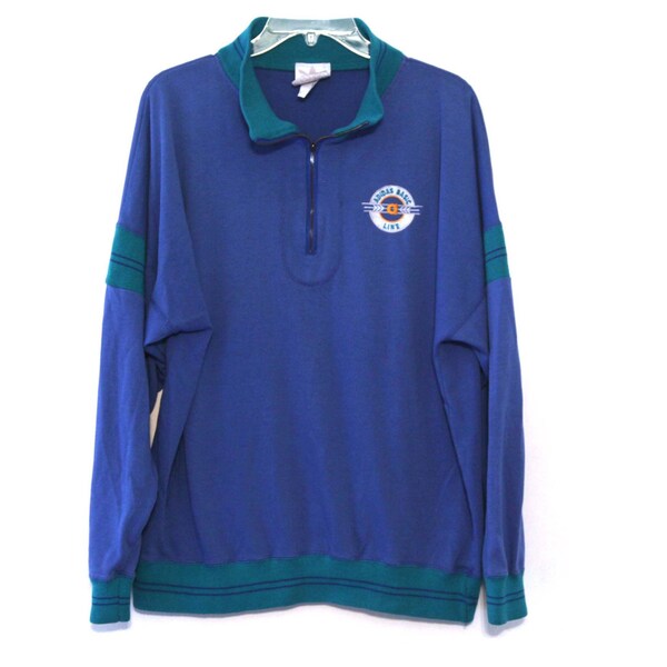 Vintage 90s Adidas zip up sweatshirt basic line zip up rare 80s polo shirt