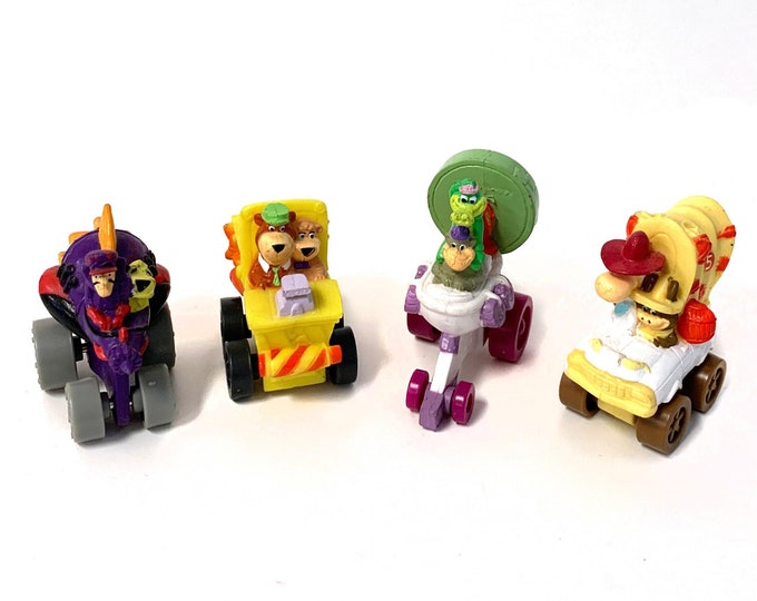 Vintage Hanna Barbera Fender Bender 500 Toy Car Lot Hardees Etsy