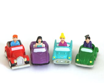 Vintage Archie Comics Pull Back Cars 1991 Burger King Kids Club