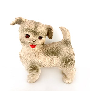 Vintage 50s Edward Mobley dog puppy squeaker toy Woofie