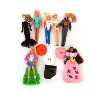 Vintage 90s Barbie Toys Mcdonalds Happy Meal Set of 7 - Etsy