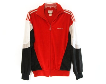 adidas velour jacket black