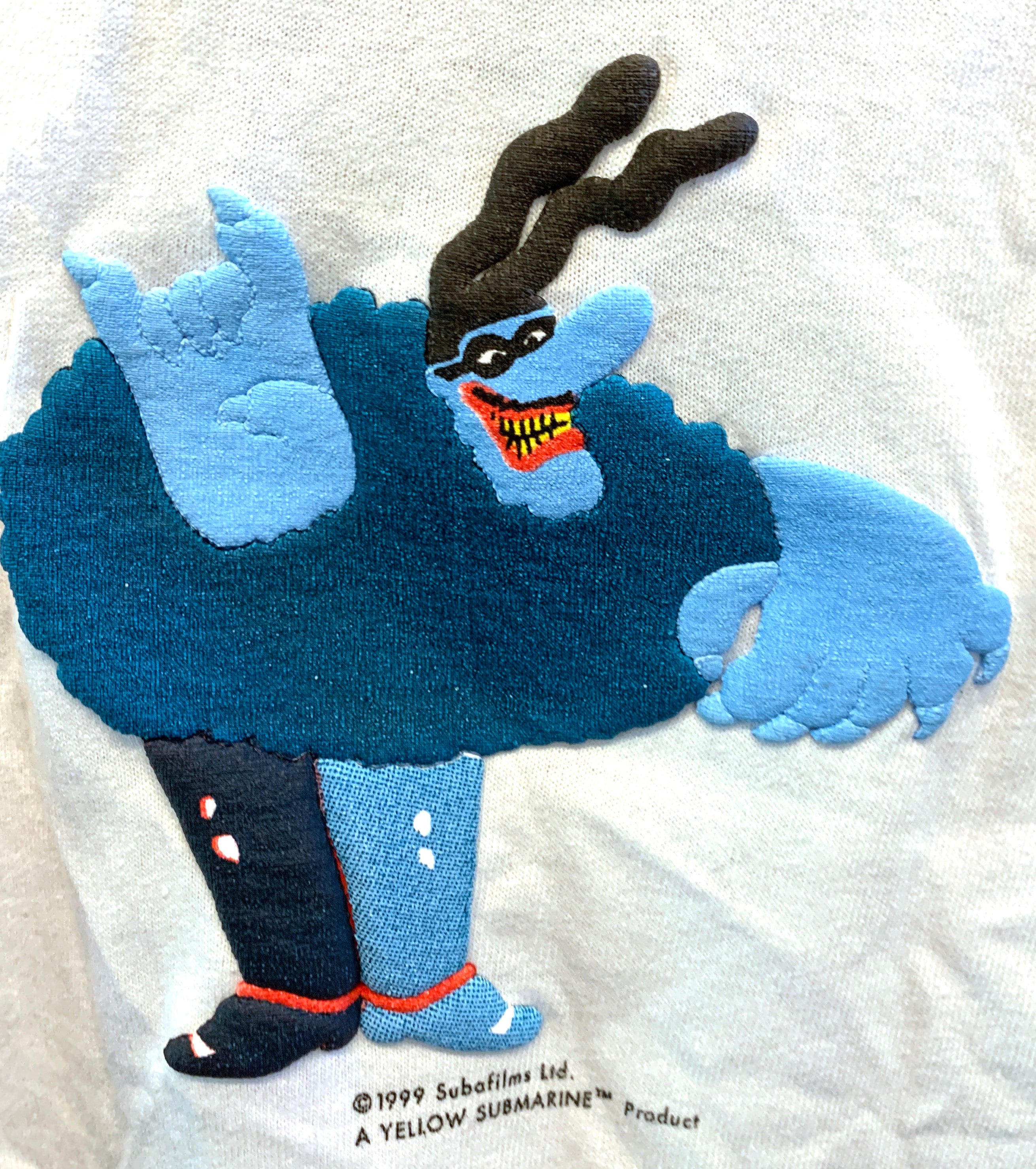 ヴィンテージ ビートルズ Tシャツ 1999年 イエローサブマリン ブルー 