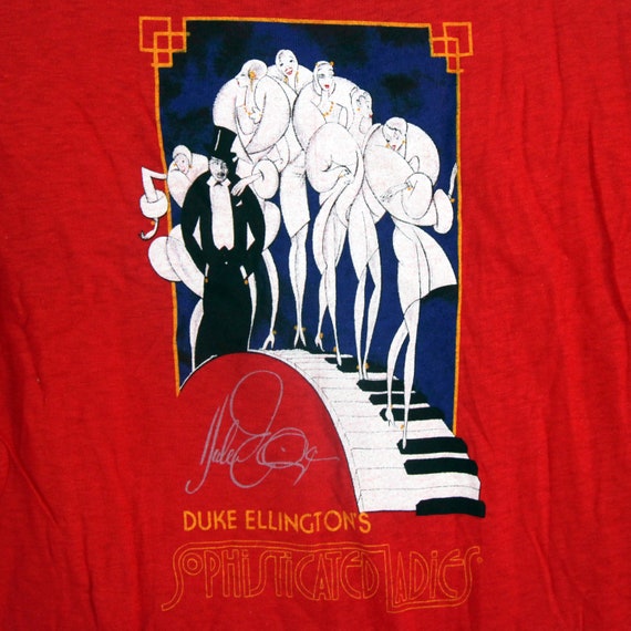 Vintage 80s Tshirt Single Stitch New Deadstock Duke Ellington 