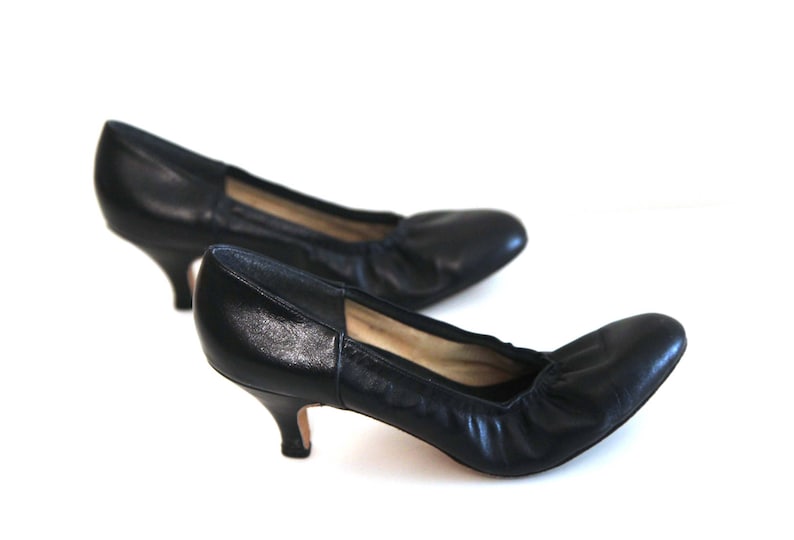 Vintage 80er Jahre Schuhe Pumps Leder Pumpen Party Kleid Vintage 80er Jahre Schuhe Pumps Leder Pumpen Party Kleid