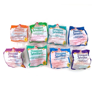 Vintage Disneyland Adventures McDonalds happy meal 1994 complete set in packages