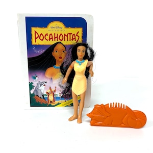 Vintage Pocahontas toy figure Disney Masterpiece collection 1995 happy meal McDoanlds 90s