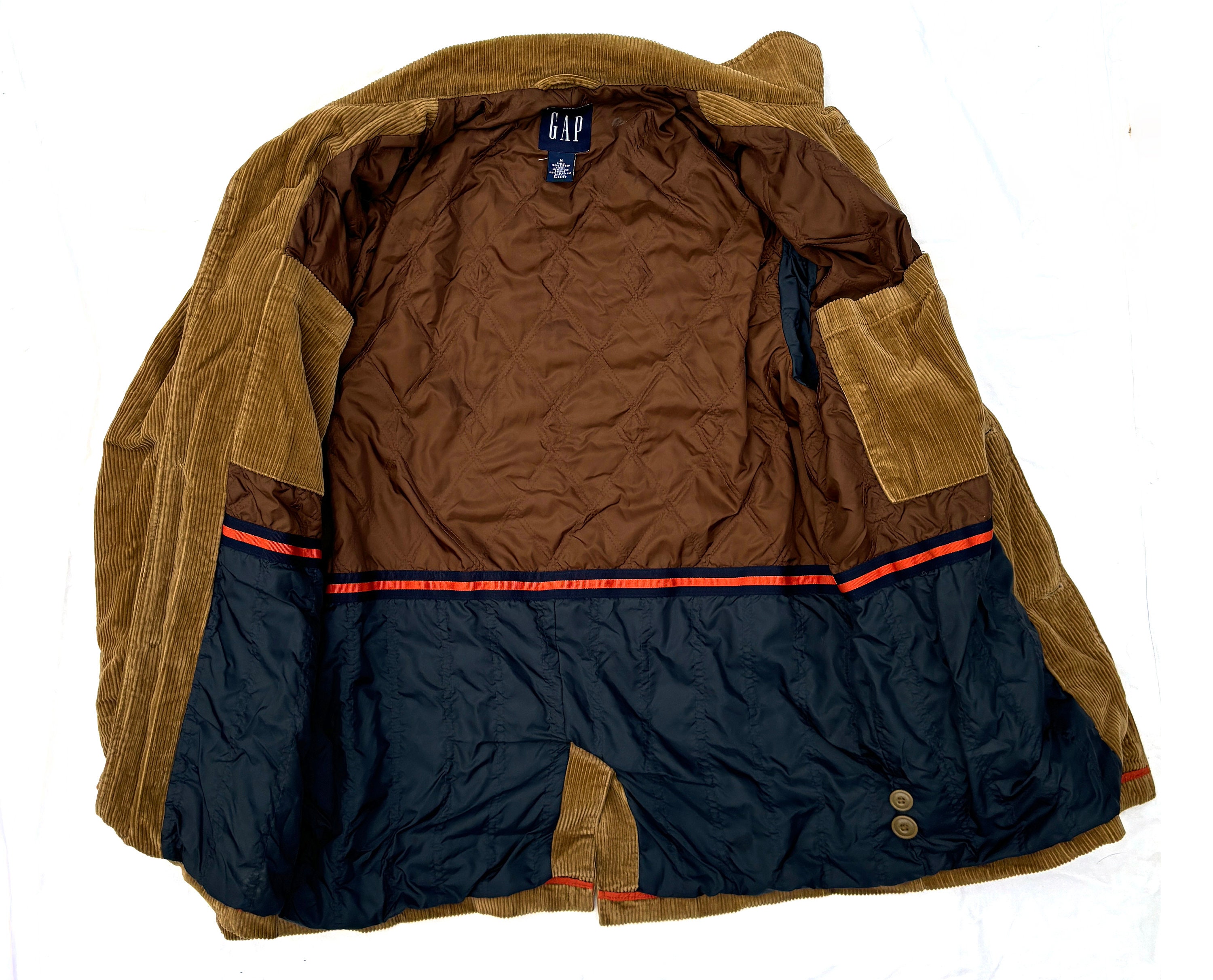 Vintage Corduroy Jacket Button Down Gap 90s - Etsy