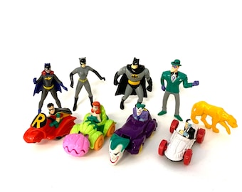 バットマン 1993 ミールトイセット Vintage BATMAN the Animated Series Happy Meal Toys 1993 - Etsy Israel