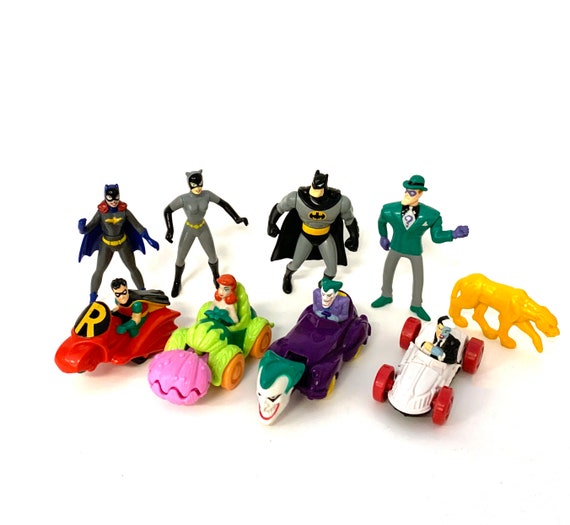 Vintage BATMAN la serie animada juguetes de comida feliz 1993 - Etsy México