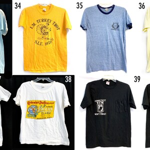 Vintage Tshirt 70s 80s You Pick Soft Thin Tee T Shirt Top - Etsy