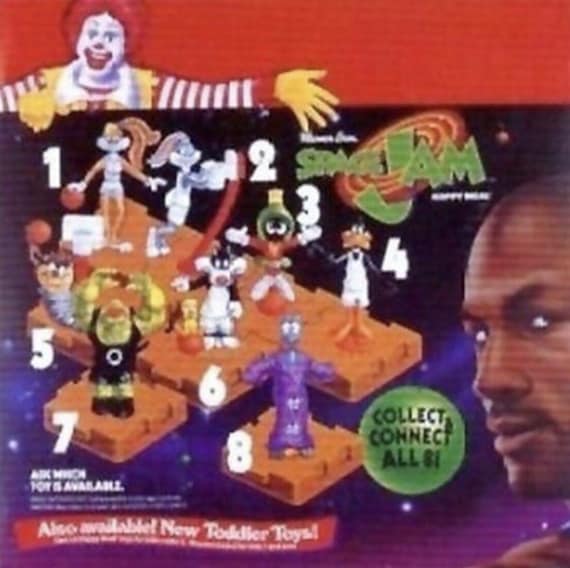 Vintage Space Jam Toys Happy Meal 1996 Mcdonald's Looney - Etsy