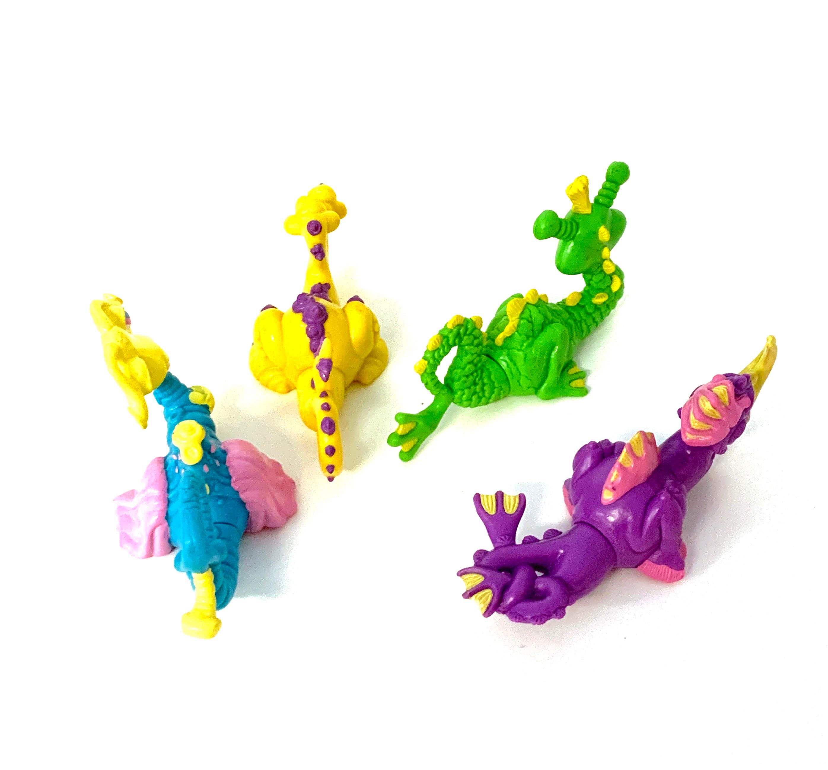 当時物❗️マングース　mon DMC 90s フルメッキ Vintage 80s Mcdonalds Happy Meal Mix Em up Monsters Complete Set
