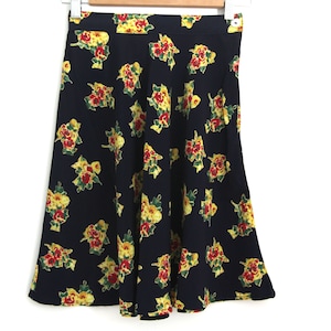 Vintage 90s floral skirt grunge contempo casuals new old stock