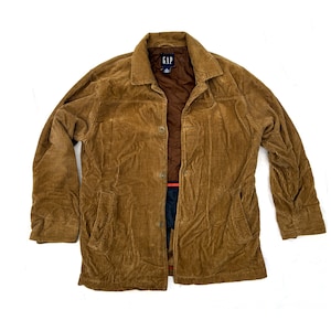 Vintage corduroy jacket button down Gap 90s