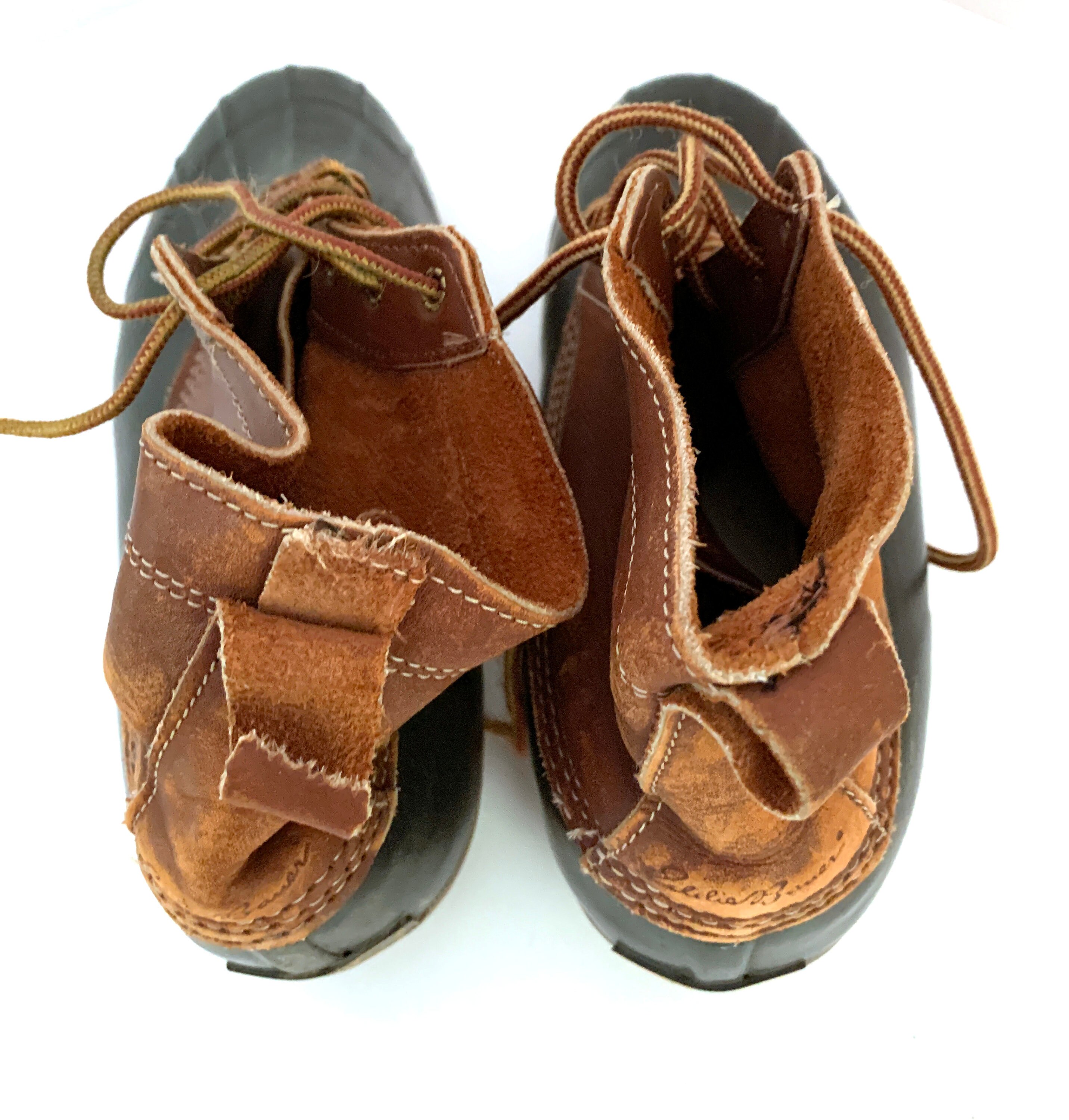 Eddie Bauer Vintage Duck Boots Brown/Black Men\'s Size 10 Made In USA eddie bauer duck boots products for sale | eBay main image 2