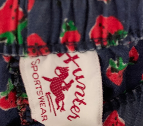Vintage 80s skirt strawberry pattern - image 4