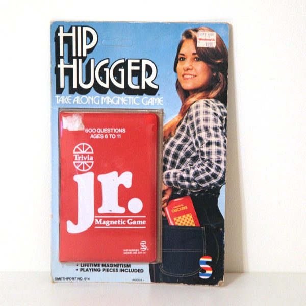 Vintage 80s game hip hugger jr trivia