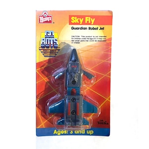 Juguete transformador Sky Fly de Gobots vintage de los años 80, nuevo en paquete sellado, 1986