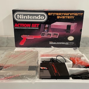 Vintage Nintendo NES System in der Box
