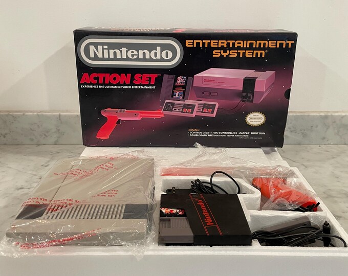 Rare Nes System Vintage Nintendo NES System in Box - Etsy