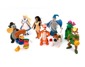 Vintage Disney Masterpiece Collection Toys 90s Figures Happy Meal