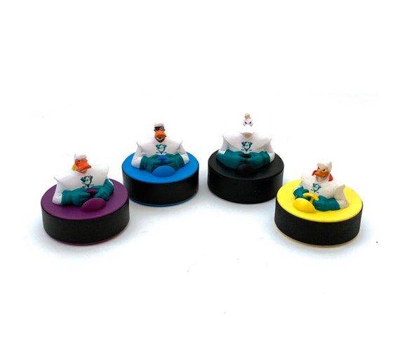 Vintage Mighty Ducks Hockey Puck Mcdonalds Happy Meal Toys 1997