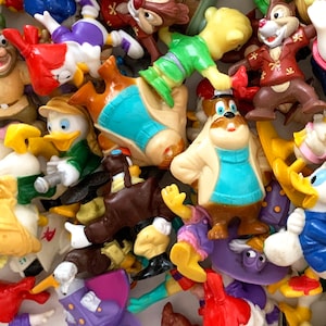 Vintage 1991 Kellogg’s Duck tales chip dale Gummi bears Tale spin Rescue rangers toy figures pvc YOU PICK