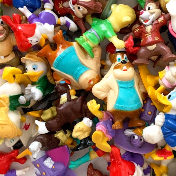 Vintage 1991 Kellogg’s Duck tales chip dale Gummi bears Tale spin Rescue rangers toy figures pvc YOU PICK