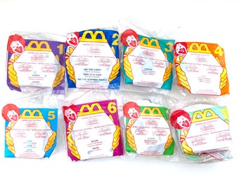 Vintage Carnival happy meal complete set 1990 Ronald hamburgler 
