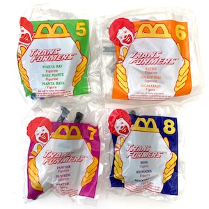Vintage 90s transformers beast wars happy meal McDonalds toys