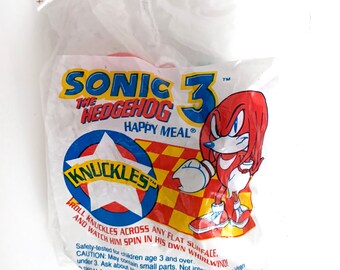 ヴィンテージ ソニック・ザ・ヘッジホッグのおもちゃ マクドナルド