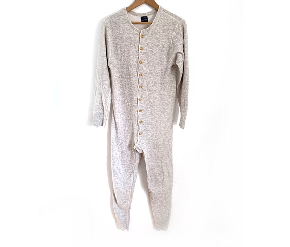 old fashioned onesie long john pajamas